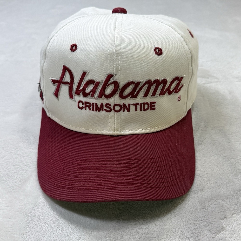 Vintage Alabama Crimson Tide Script Snapback Hat Sports Specialties
